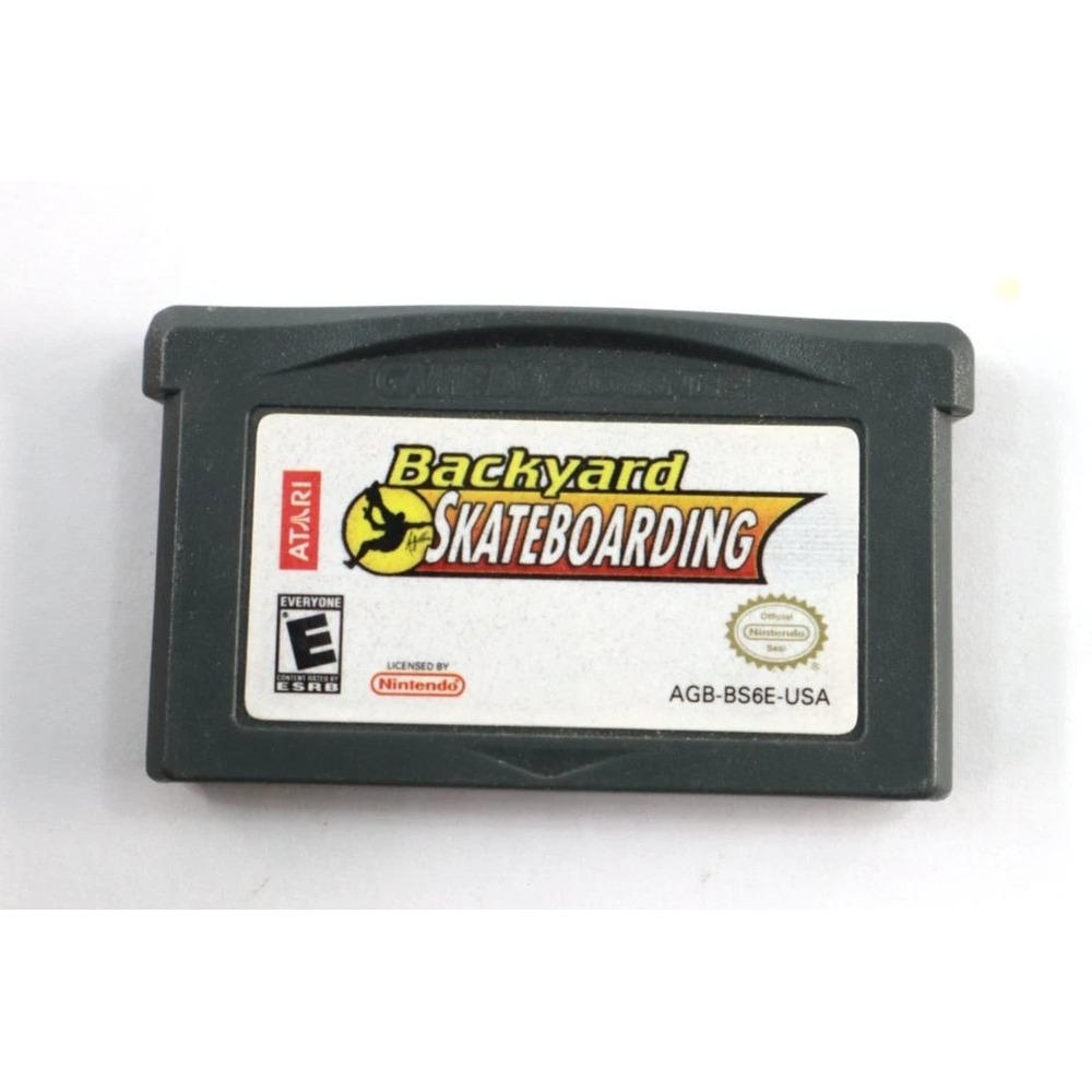 Backyard Skateboarding Nintendo Game Boy Advance GBA Atari AGB-BS6E-USA 2004